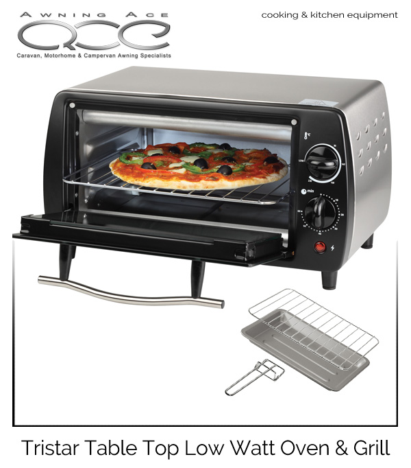 Quest Low Watt Mini Oven And Grill Awningace Quest Low Wattage Table Top Camping Oven