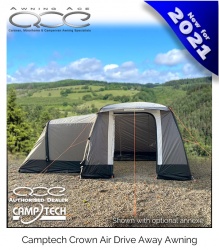 Camptech Moto Air Crown Low Line VW Awning Complete Package