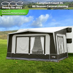 Camptech Count DL Seasonal Caravan Porch Awning