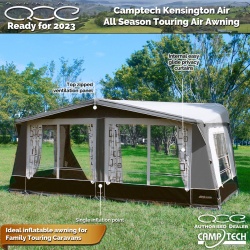 Size 19 Camptech Kensington Air Awning Repaired (1100-1125cm)