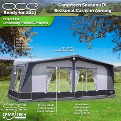 Size 12 925-950cm Camptech Savanna DL Seasonal Awning