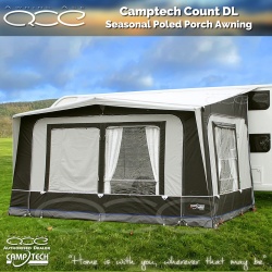 Camptech Count DL Seasonal Caravan Porch Awning