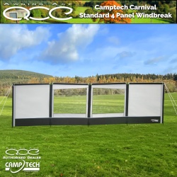 Camptech Carnival 4 Panel Windbreak with Windows