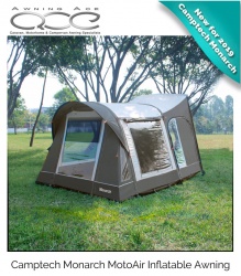 CampTech Monarch MotoAir Low Inflatable Campervan Awning