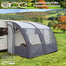 Saturn 260  Lightweight Caravan Awning Demo