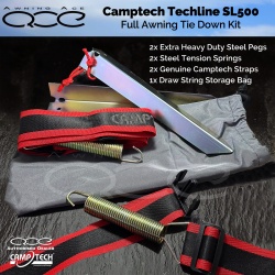 Camptech Awning Poles, Parts, Techline Storm Straps Spares - awningace.com