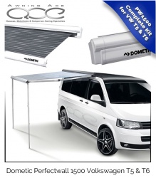 Volkswagen Roll Out Canopy Dometic PW1500 for VW T5 & T6 Silver