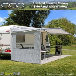 Caravan Sun Canopy Side Panel with Window