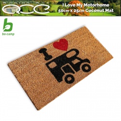 Motorhome Coconut Door Mat - I Love My Camper - Heavy Duty