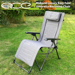 Camping Umbrella Reclining Relaxer Luxury Chair