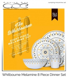 8 Piece Melamine Set Whitbourne Design