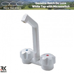 Reich Deluxe Mixer Tap with Microswitch - White - 541-282100