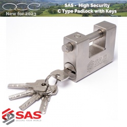 SAS C Type Armour Plated Padlock