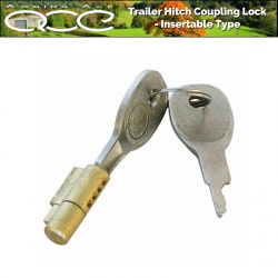 Trailer Hitch Coupling Lock - Insertable Type
