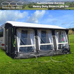 Summerline Sirocco Air 380 Acrylic All Season Caravan Awning