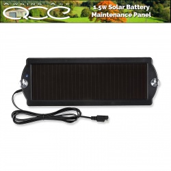 12v / 1.5W Solar Battery Maintenance Charger Panel