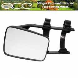 Stinger Extension Caravan Towing Mirror Flat