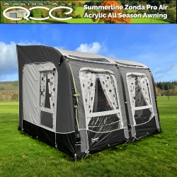 Summerline Zonda Pro Air 330 Inflatable Acrylic All Season Caravan Awning
