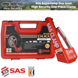 SAS Supaclamp Duo Wheelclamp Sold Secure Gold