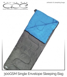 Trespass 300GSM Single Envelope Sleeping Bag