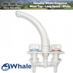 Whale Elegance Mixer Tap Unit Long Outlet White RT2007