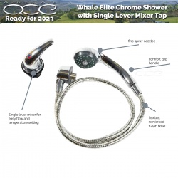 Whale Elite Chrome Shower with Single Lever Mixer Tap